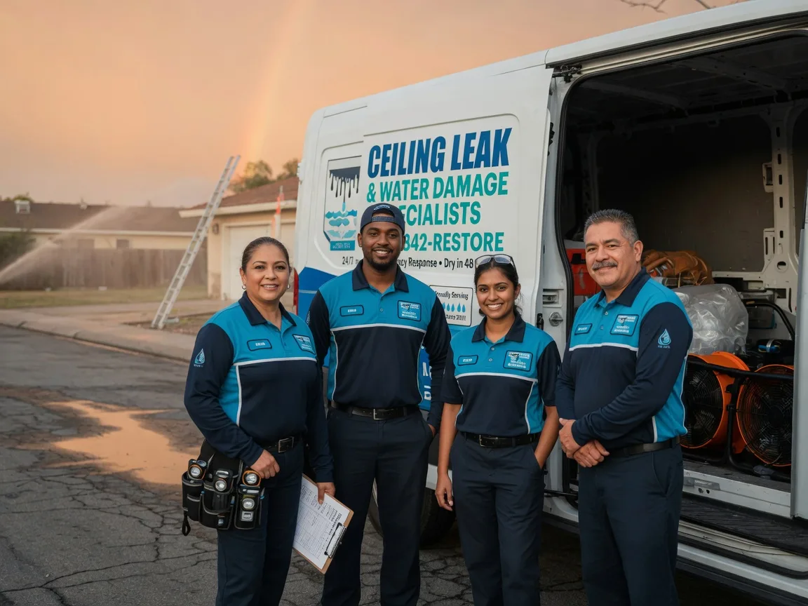 Ceiling Leak Cleanup company in Oakpark, VA