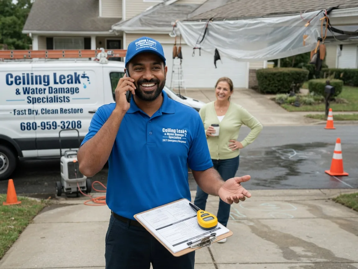 Ceiling Leak Cleanup Oakpark, VA FAQs